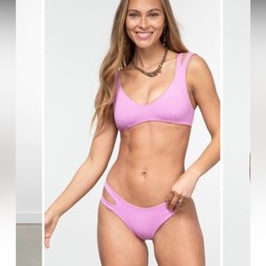 L SPACE putty bikini set